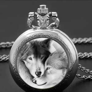 New wolf pocket watch